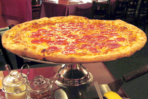 photo of pizza from East Side Bar and Grille, Cambridge, MA