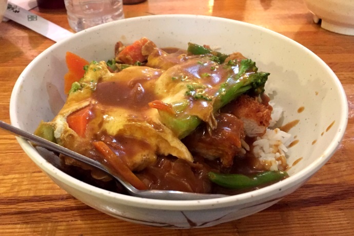 photo of chicken curry with rice from Tampopo, Cambridge, MA