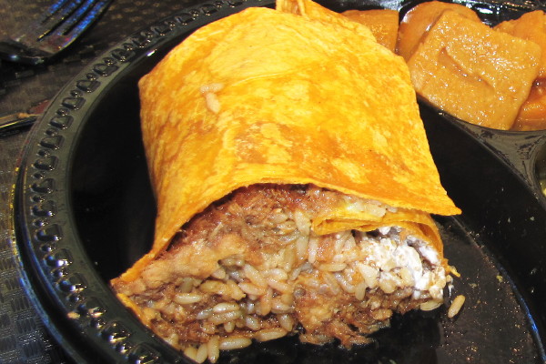 photo of pulled pork burrito from Tennessee's, Braintree, MA