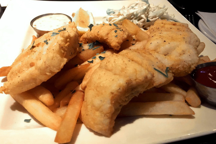 photo of fish and chips from 75 Chestnut, Boston, MA