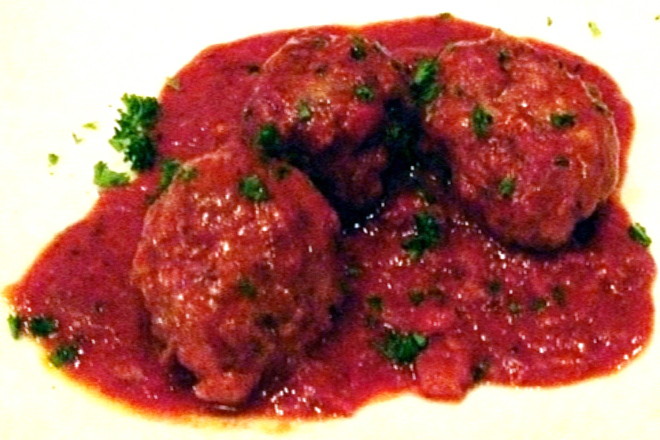 photo of meatballs braised in red wine from 88 Wharf, Milton, MA
