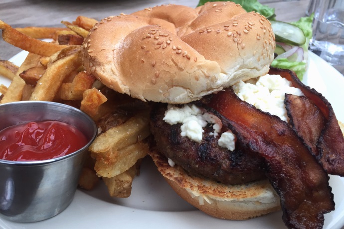 photo of cheeseburger from Atwood's Tavern, Cambridge, MA