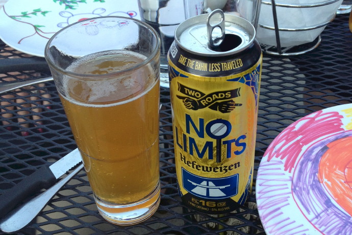 photo of Two Roads No Limits Hefewizen Beer from Bella Luna, Jamaica Plain, MA