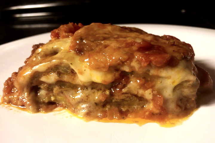 photo of eggplant parmigiana from Bob's Italian Foods, Medford, MA