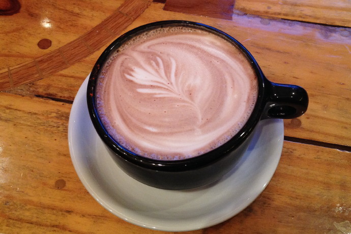 photo of Mexican hot chocolate from Bourbon Coffee, Cambridge, MA