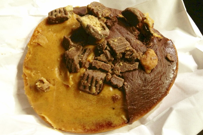 photo of chocolate peanut butter cookie from Bova's Bakery, Boston, MA