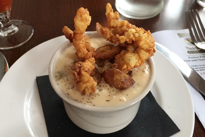 photo of clam chowder from CK Pearl, Essex, MA, MA