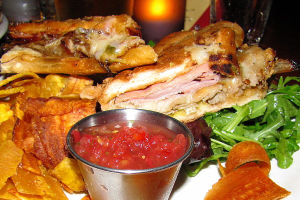 photo of pressed Cuban sandwich from Chez Henri, Cambridge, MA