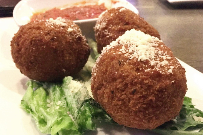photo of arancini from City Streets, Waltham, MA