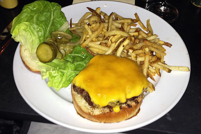 photo of cheeseburger from Coda, Boston, MA