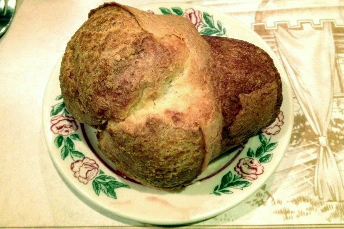 photo of a popover from the Continental Restaurant, Saugus, MA