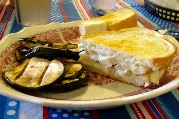 photo of grilled cheese stuffed with French fries (The Biddie) from Cruisers on Main, Walpole, MA