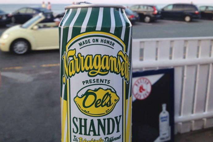 photo of Narragansett Del's Shandy (from Barefoot Bob's, Hull, MA)
