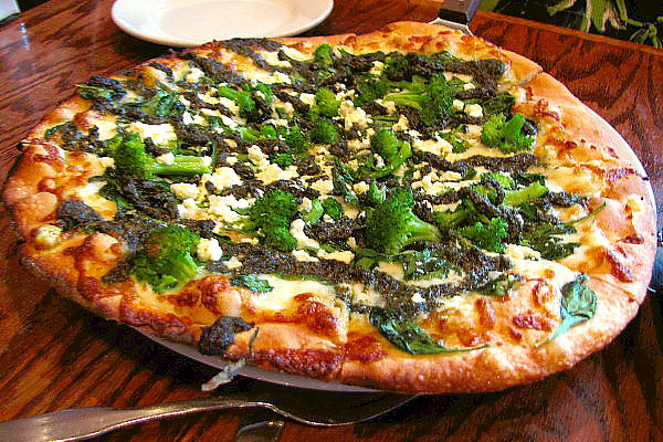 photo of Evergreen Pizza from the Dogwood Cafe, Jamaica Plain, MA