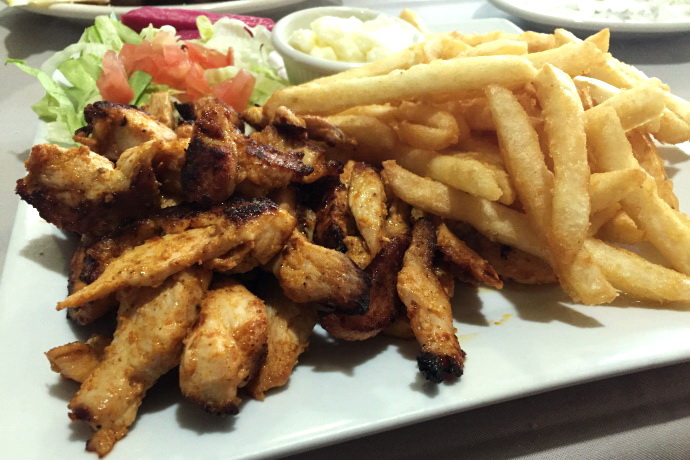 photo of chicken shawarma from Fairouz, West Roxbury, MA