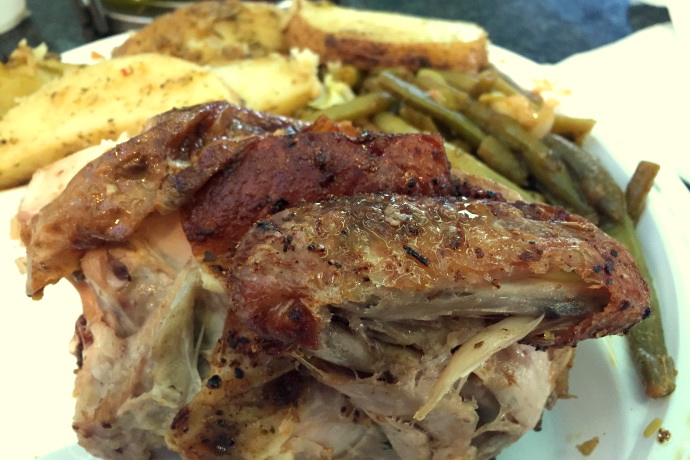 photo of rotisserie chicken from Farm Grill and Rotisserie, Newton, MA