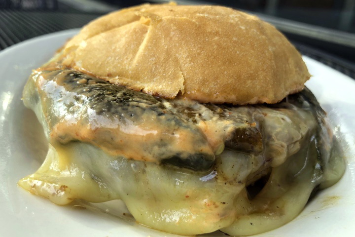 photo of Santa Fe Burger from Flat Patties, Cambridge, MA