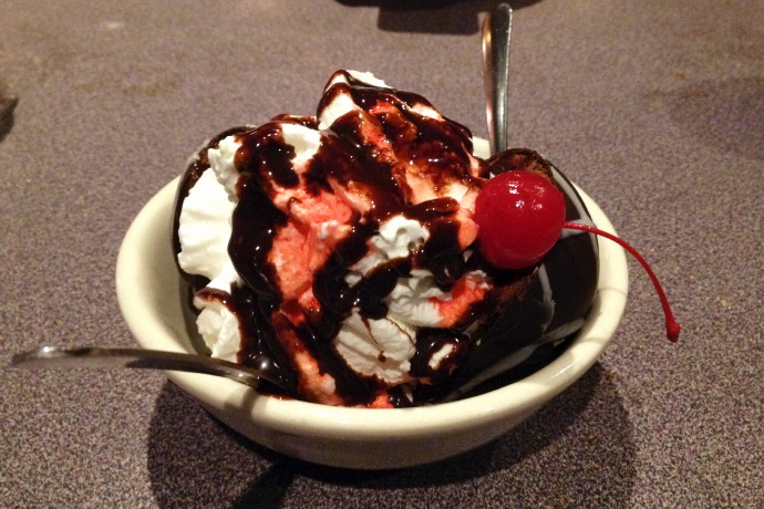 photo of spumoni from Tommy Floramo's, Chelsea, MA