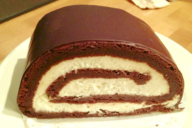 photo of chocolate roulade from Flour, Boston, MA