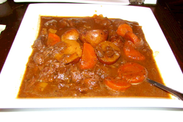 photo of Guinness beef stew from Harrington's, Wakefield, MA