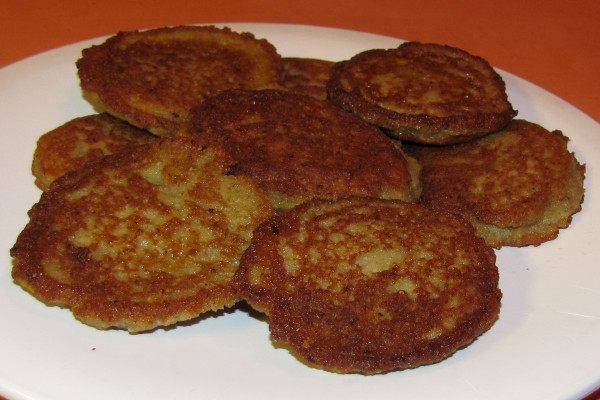 photo of homemade potato latkes