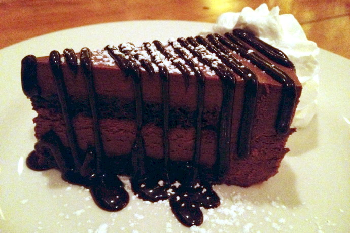 photo of chocolate mousse cake from James's Gate, Jamaica Plain, MA