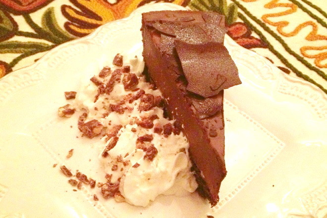 photo of Belgian dark chocolate cake from Jasmine Bistro, Brighton, MA