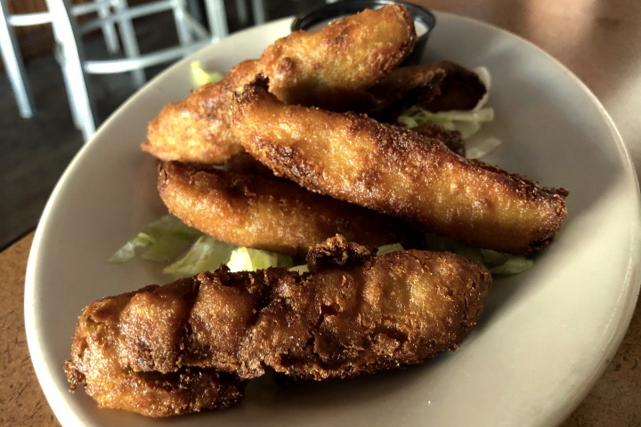 photo of fried pickles from Joe Sent Me, Cambridge, MA