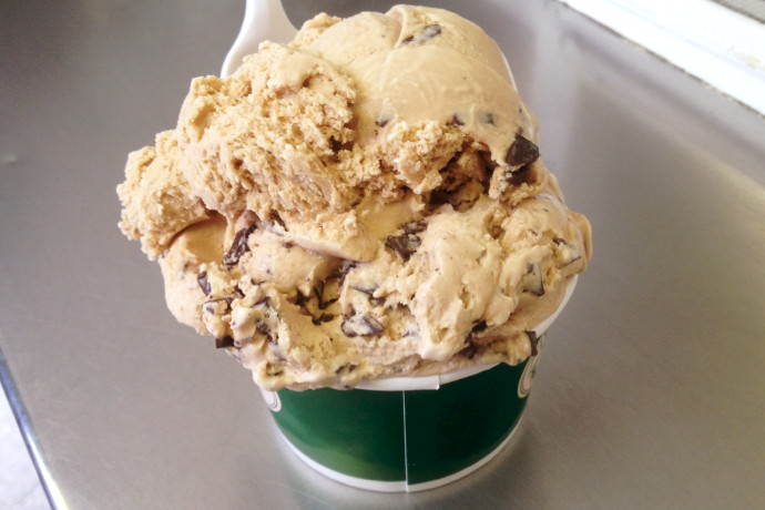 photo of mocha chip ice cream from Kimball Farm, Carlisle, MA