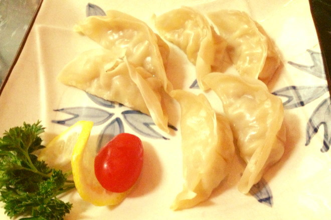 photo of pork gyoza from Kyotoya, Stoneham, MA