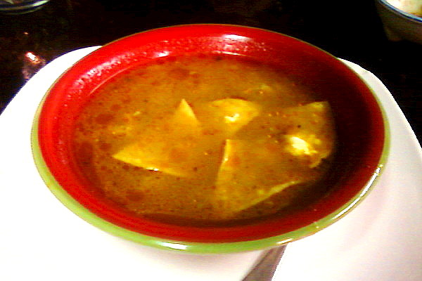 photo of meatball and rice soup from La Posada, Arlington, MA