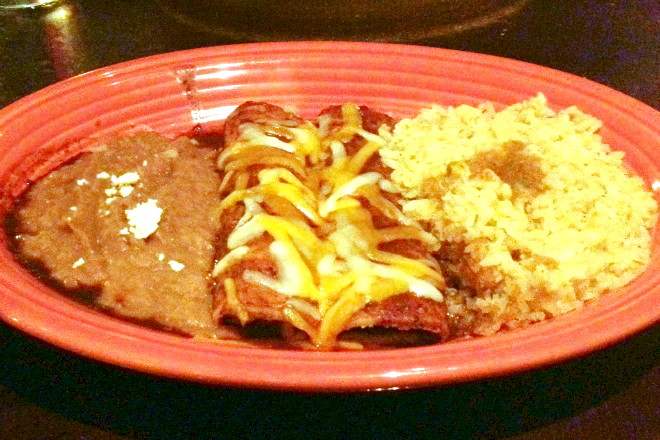 photo of enchiladas mole poblano from La Posada, Arlington, MA