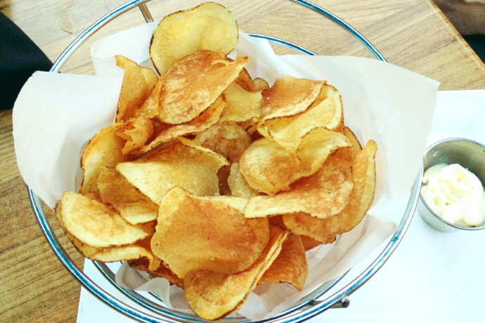 photo of hand-cut chips from The Ledge, Dorchester, MA