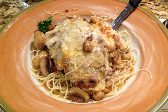 photo of veal saltimbocca from Maria's Restaurant, Braintree, MA