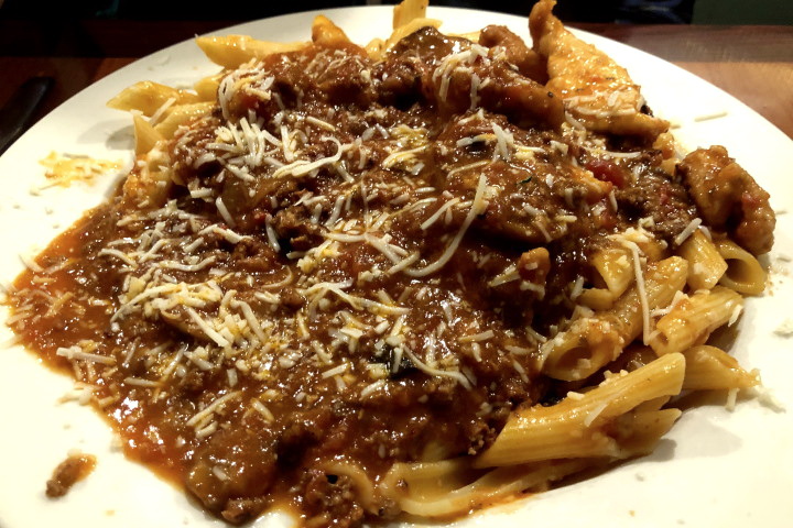 photo of chicken and veal bolognese from Massimo's Ristorante, Wakefield, MA