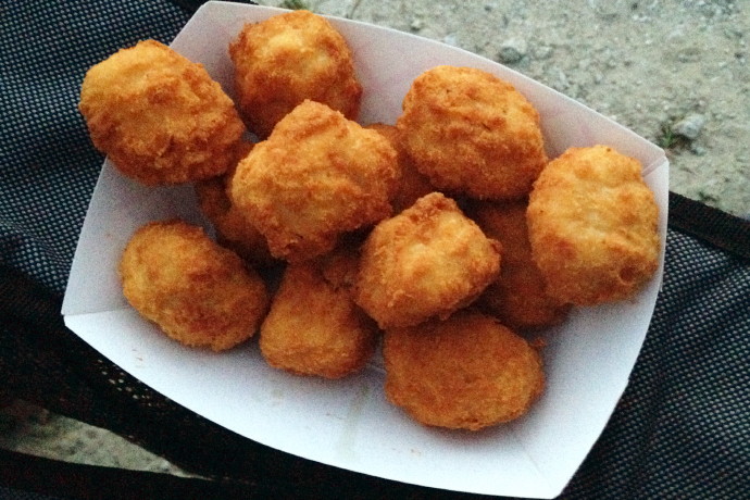 photo of popcorn chicken from the Mendon Drive-In, Mendon, MA