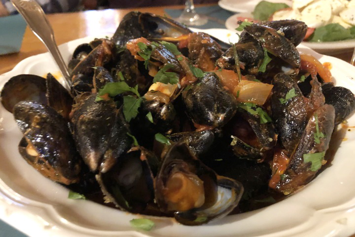 photo of mussels marinara from Mezzo Mare, Hull, MA