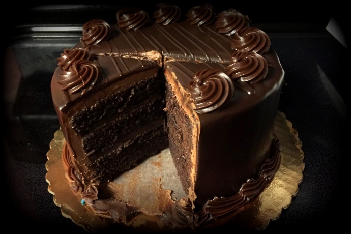 photo of chocolate cake from Montilio's, Braintree, MA