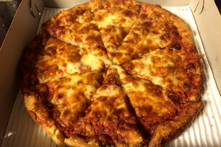 photo of pizza from New London Pizza, Concord, MA