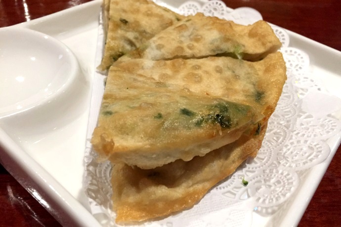 photo of scallion pie from Ocean Sushi, Melrose, MA