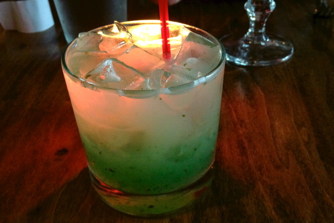 photo of a mojito from Orinoco, Brookline, MA