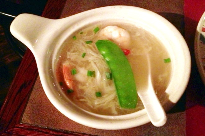 photo of glass noodle soup from Pakarang, Providence, RI