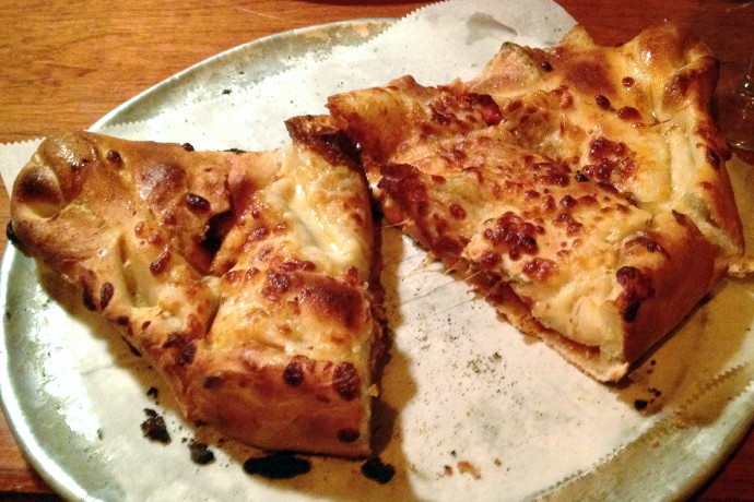 photo of chicken parmigiana calzone from  Pearl Street Station Restaurant, Malden, MA