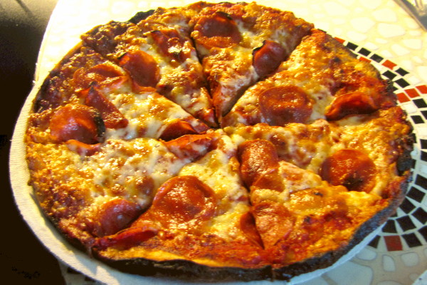photo of pepperoni pizza from S6, Quincy, MA