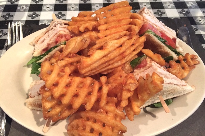 photo of turkey club from Seapoint Bar and Grill, South Boston, MA