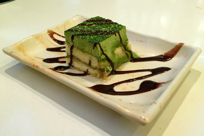 photo of green tea tiramisu from Shabu Restaurant, Quincy, MA