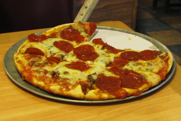 photo of pizza from Sicilia's, Providence, RI