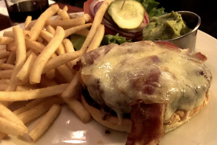 photo of a burger from Silvertone, Boston, MA