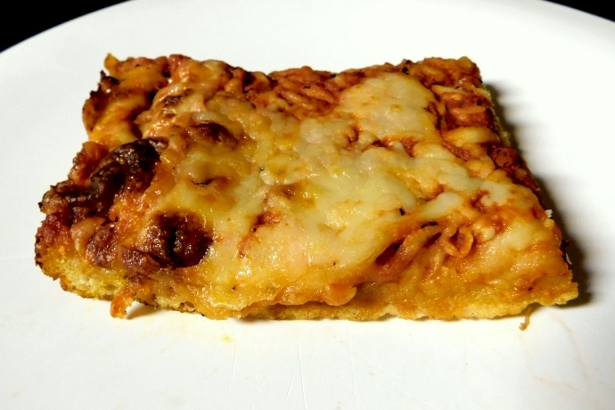photo of pizza from Spinelli's Pasta and Pastry Shop, East Boston, MA