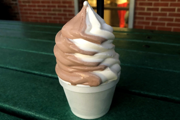 photo of soft serve ice cream from Sullivan's, South Boston, MA